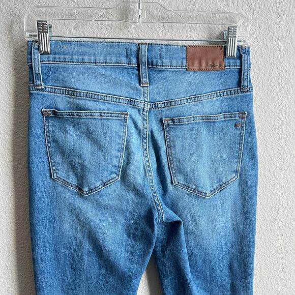 Madewell Cali Demi Boot Jeans Women's 27 Medium Wash Flare Cropped Mid Rise - Picture 5 of 8